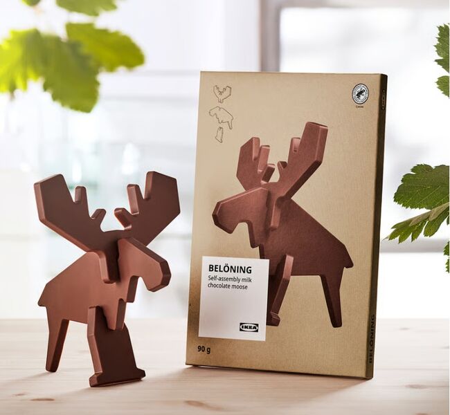 Stavebnice čokoládového soba Ikea Belöning